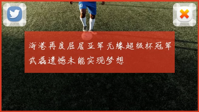 海港再度屈居亚军无缘超级杯冠军武磊遗憾未能实现梦想